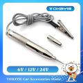 TOHAYIE DC 6V 12V 24V Probe Light System Test Probe Lamp Auto Car Light Circuit Tester Lamp Voltage Test Pen Detector.