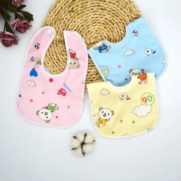3%20Pcs%20Soft%20Cotton%20Bibs%20for%20Baby-%20Multicolor%20-%20Image%203