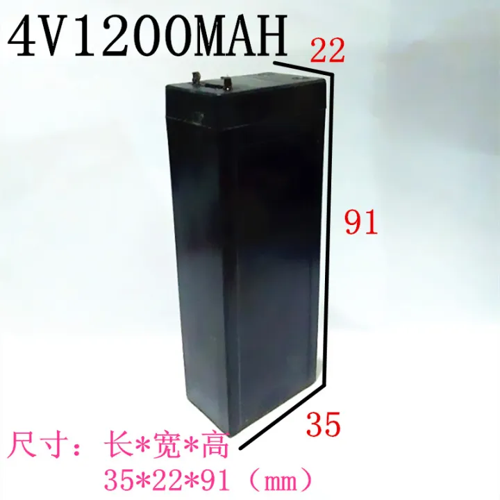 Light%20Rechargeable%20Battery%204%20V%201200%20Mah%20%20%20Lead%20Acid%20%20Lamp%20Flashlight%20Electric%20Mosquito%20Bat%20Battery%20%20Size%20No%2035*22*91%20Mm%20-%20Image%202