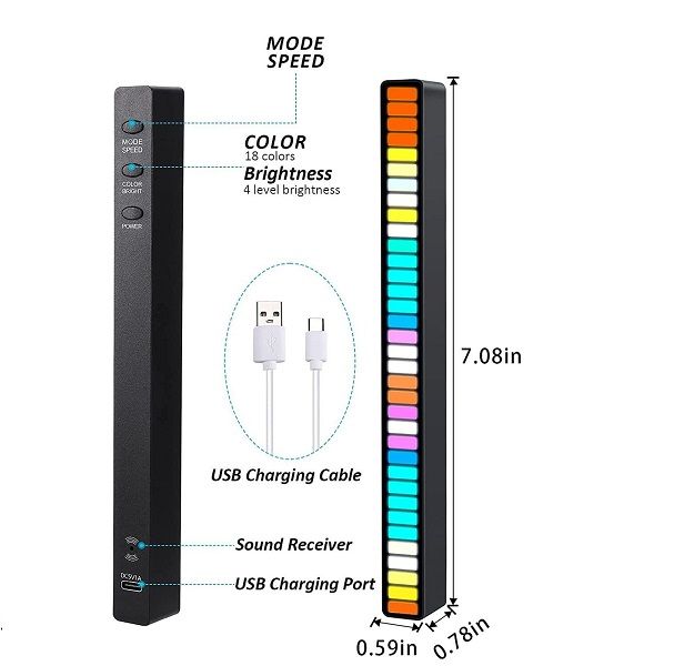 RGB Acoustic Dazzle Color Light