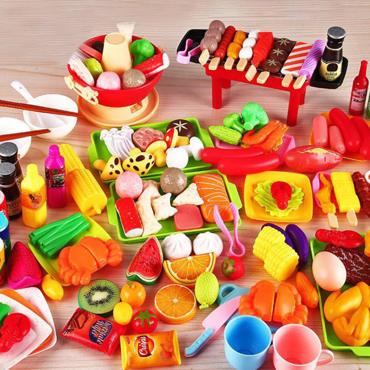 GC%20Kids%20Pretend%20Play%20Kitchen%20Toys%2027pcs/100pcs%20Pretend%20Play%20Food%20Sets%20For%20Kids%20Simulation%20Food%20Barbecue%20Cooking%20Toys%20For%20Boys%20Girls%20Gifts%20-%20Image%204