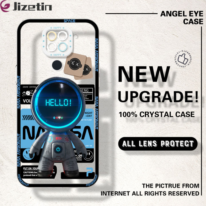 Jizetin%20for%20Redmi%20Note%209%20Back%20Cover%20Crystal%20Transparent%20Mechine%20Astronaut%20Soft%20Full%20Camera%20Cover%20Protection%20Phone%20Cases%20-%20Image%202