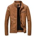 Winter Fashion Leather Jacket Men Slim Thick Outwear PU Motorcycle Leather Jacket Coats jaqueta de couro mascul autumn clothes. 