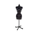【The road to happiness Store】1PCS Doll Gown Form Mannequin Model Stand Rack Holder Black White Color. 