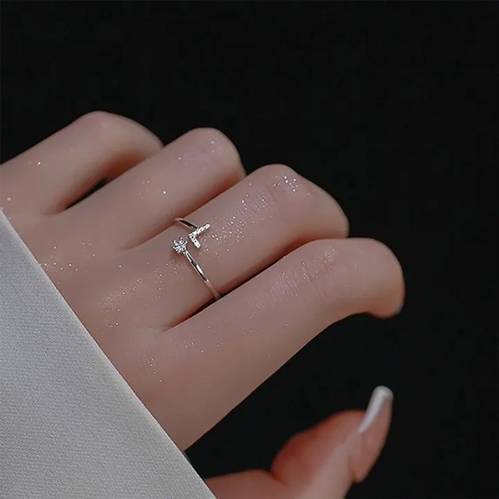 Shining%20Rhinestone%2026%20Letters%20Adjustable%20Rings%20Fashion%20Initial%20A-Z%20Alphabet%20Opening%20Ring%20For%20Women%20Girls%20Charm%20Jewelry%20Gifts%20Luyo%20-%20Image%203