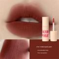 Waterproof Matte Lip Glaze Nude Red Velvet Long Lasting Lip Gloss Non-stick Cup Liquid Lipsticks Lip Makeup Korean Cosmetic. 