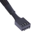 1 To 5 4-Pin TX4 PWM CPU Cooling Fan/Case Splitter Adapter Braided Power. 