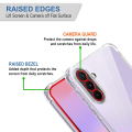 Back cover For Samsung Galaxy A37 5G Transparent Shockproof phone Case back cover.