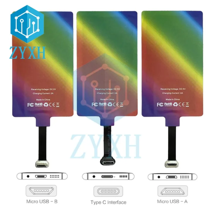 Max%2010W%205V%202A%20Qi%20Wireless%20Charging%20Receiver%20Coil%20Universal%20Type-C%20Micro%20USB%20Port%20For%20Huawei%20P20%20Pro%20P10%20Plus%20Samsung%20Xiaomi%20-%20Image%203