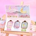 Romantic Flower Solid Perfume Balm Box Set Portable Solid Perfume Long Lasting Body Fragrance for Men Women Pink Amber 3/4Pc/Box. 