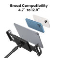 UGREEN Phone Tablet Stand iPad Holder for Bed iPad Mount Stand Gooseneck Tablet Stand Holder for Desk Video Re-cording Laying Down Rotating Swivel Swing Arm for iPad Pro iPhone Samsung Tabs Fire, 12.9''. 