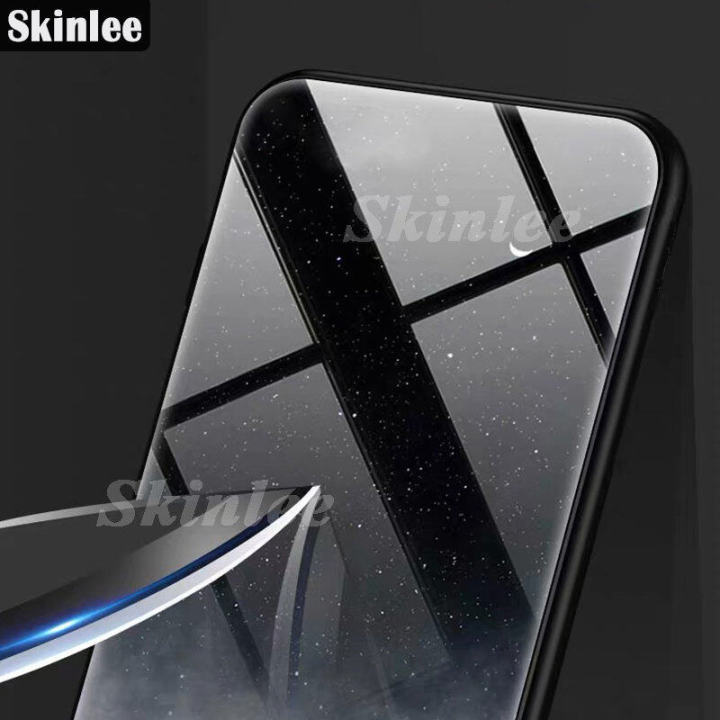 Phone%20Case%20for%20Tecno%20POP%207%20Back%20Cover%20Tempered%20Glass%20Back%20Cover%20Starry%20Sky%20Design%20Cases%20Casing%20Hp%20for%20Tecno%20POP%207%20Cover%20Cases%20Shell%20Mirror%20Glass%20-%20Image%205