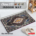China 3D Door Mat Paposh Doormat Water Absorbent Floor mat 16 * 24 inch anti slip mat Red , Blue , Black , White Indoor mat Room mat Rugs carpet.