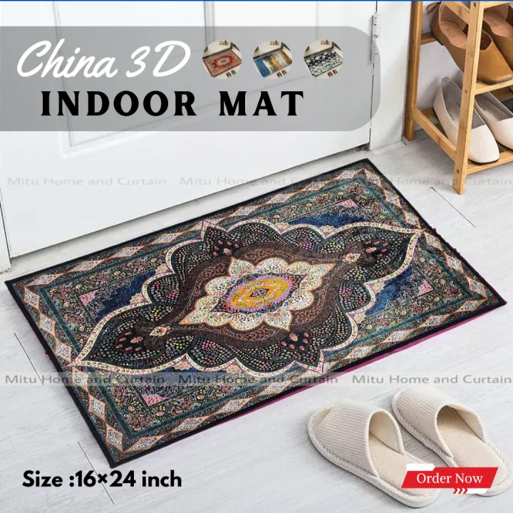 China%203D%20Door%20Mat%20Paposh%20Doormat%20Water%20Absorbent%20Floor%20mat%2016%20*%2024%20inch%20anti%20slip%20mat%20Red%20,%20Blue%20,%20Black%20,%20White%20Indoor%20mat%20Room%20mat%20Rugs%20carpet%20-%20Image%207
