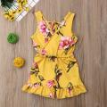 Baby Girls Floral Romper Bodysuit Jumpsuit Kids Sleeves Clothes. 