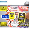 20/30/50Pieces Caution Tip Decals Stop Warning Danger Signs Funny Stickers for Motorcycle Car Bike Luggage Laptop Helmet Sticker.