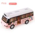 【Must-Have Gadgets】 School Bus Toys Cars Die Cast Metal Little Cars City Bus With Sound And Light Up Friction Powered Cars Play Toys Gift For Kids.