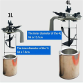 2X 4L Automotive Paint and Coating Mixing Slurry Cover Stirrer Paint Mixer Tools Paint Lid Agitator Tool.