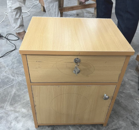Newfangled - Bed Side Table with Cabinet/Drawer L 16 + W 16 + H 24 Inch by Furniture Express - Furniture & Decor - Modern and Trendy