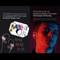 QKZ AK3 FiLe In-ear Subwoofer Wire-controlled Earphone with Mic. 