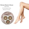 Electric Hair Removal Shaver 3 Blades Detachable Cutter USB Rechargeable Trimmer for Arm Leg. 