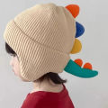 【Big-promotion】 Cute Dinosaur Winter Hat For Girls Kids Beanies Child Knit Hat Warm Earflap Caps BAWEI.