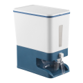 Press-Type Rice Dispenser Sealed Grain Container Dispenser Bucket Rice Cans 10KG-B. 