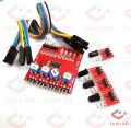 4-Way Infrared Tracking Obstacle Avoidance Sensor Module. 