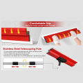 Skimming Blade Handle Set Dry Wall Skimming Tool Detachable Ergonomic 250mm 400mm 600mm Long Lasting High Strength for Ceiling.