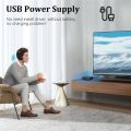 Bluetooth 5.0 Transmitter Receiver for TV to Headphones with Volume Control, Low Latency Wireless Audio Adapter.