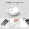 Rechargeable Portable Clip-on Selfie Ring Light With 36 LED for iPhone/Android Phone Photography Camera Video | 3 Adjustable Light Modes.