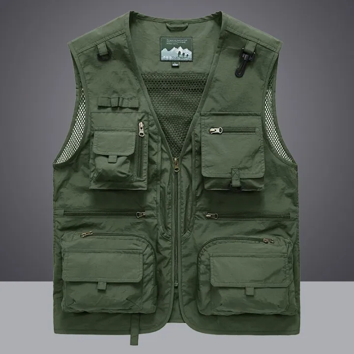 14%20Pockets%20Summer%20New%20Men%20US%20Tactical%20Hiking%20Fishing%20Vest%20Mens%20Photographer%20Waistcoat%20Mesh%20Cargo%20Sleeveless%20Jacket%20Tool%20Vest%207XL%20-%20Image%202