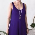 Superb Indispensable -Quality And Durablity -Women Maxi style Round Neck Sleeveless Maxi Plus Size Women's Dresses- Innovative. 