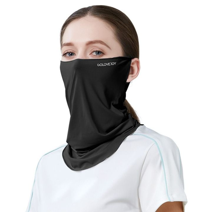 1pcs Breathable Anti-UV Bicycle Headwear Cycling Balaclava Face Balaclava Scarf Neck Protection Headband Scarf Head Face Neck Gaiter Face Cover Scarf Ice Silk Sunscreen Mask