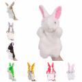 Bunny Puppet Washable Soft Plush Stuffed Rabbit Rabbit Hand Puppet Skin-Friendly Cuddly Plush Hand Puppet for Kids Easter. 