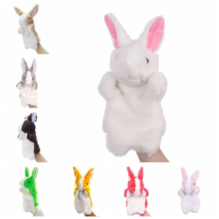 Bunny%20Puppet%20Washable%20Soft%20Plush%20Stuffed%20Rabbit%20Rabbit%20Hand%20Puppet%20Skin-Friendly%20Cuddly%20Plush%20Hand%20Puppet%20for%20Kids%20Easter%20-%20Image%203