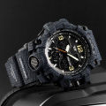 SKMEI Sport Digital Chronograph Dual Display Alarm 50M Waterproof EL Light Watch For Men 1155B.