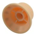 Cream Dark Blue Font 1 Volume & 2 Tone Guitar Control Knobs for Fender Strat & 1Pc Black Guitar Endpin Jack 6.35 Input.