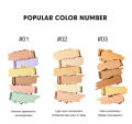 Six Color Concealer Permanent Concealer Stick Waterproof Concealer Makeup Remover Tray Concealer. 