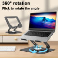 Laptop standı için masaüstü bilgisayar standı 360 derece dönen katlanabilir dizüstü montaj taşınabilir dizüstü Tablet Laptop için tutucu.