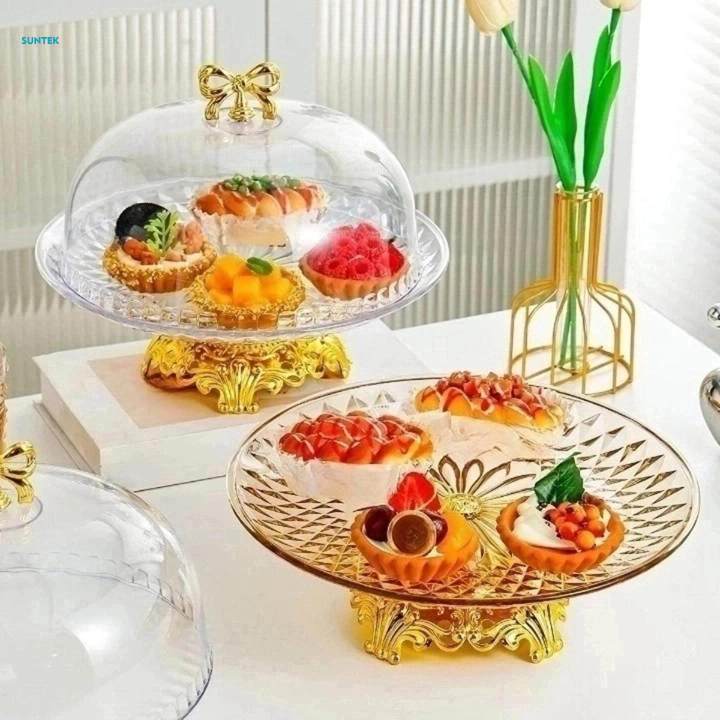 Footed%20Cake%20Plate%20Shaterproof%20Round%20Cake%20Tray%20for%20Muffins%20Cookies%20Cheesecake%20-%20Image%208