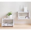 Wifi Router Stand Shelf Double Layer Wall Mounted Shelf Home decorator - Bix Super shop. 