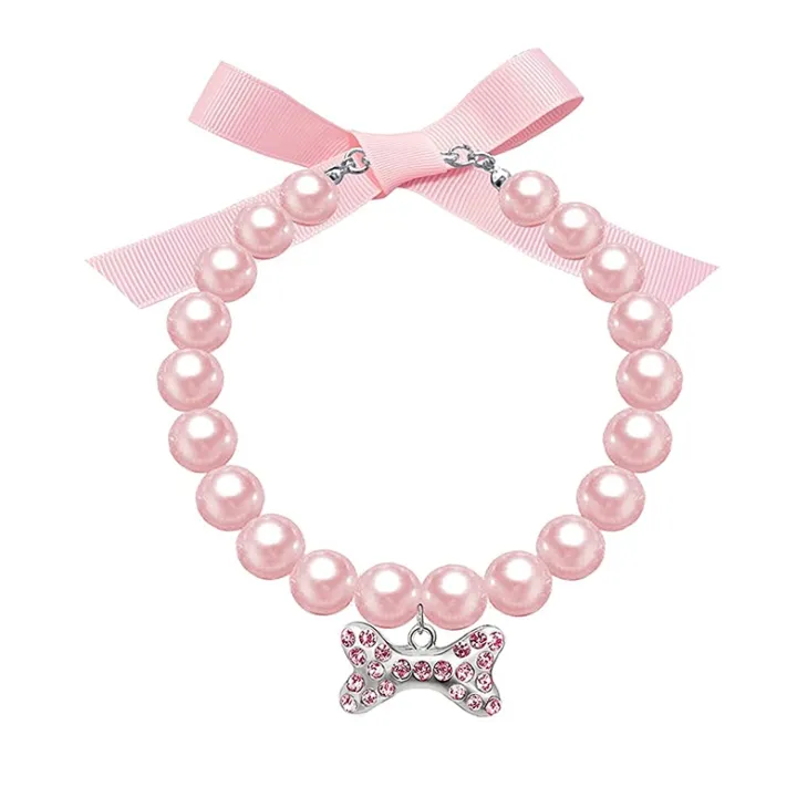 Pet%20Pearl%20Necklace%20with%20Bone%20Rhinestone%20Dog%20Necklace%20Collar%20Adjustable%20Cat%20Artificial%20Pearl%20Neck%20Strap%20for%20Small%20Cat%20Dog%20-%20Image%202