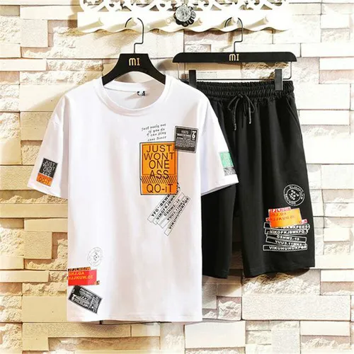 New%20White%20color%20Combo%20T-shirt%20and%202%20Quarter%20Pants%20for%20Boy%20-%20Image%202