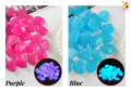15/25/ 50 pieces Luminous Resin Glowing Stone For Home Aquarium & Decoration.