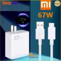 67w GaN Charger with cable Xiaomi 100% org EU. 