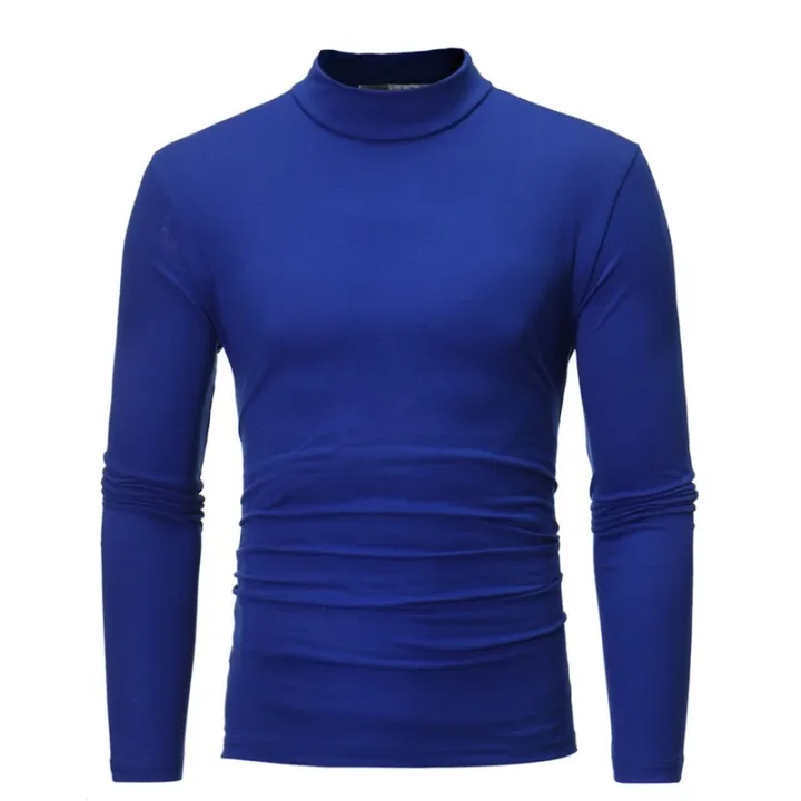Jodimitty%20Winter%20Warm%20Half%20High%20Collar%20Fashion%20Thermal%20Underwear%20Men%20Mock%20Neck%20Basic%20T-shirt%20Blouse%20Pullover%20Long%20Sleeve%20Top%20-%20Image%202