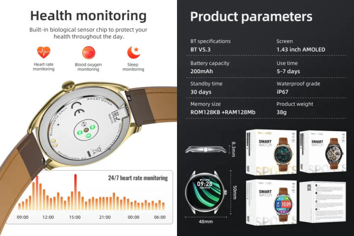 HOCO%20Y22%20AMOLED%20Bluetooth%20Sports%20Smart%20Watch%20-%20Image%204