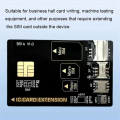 Smart Card Adapter Test Card 4 in 1 Mobile Phone Opening Tool Supports Mini SIM/Micro SIM/Nano SIM/ESIM. 