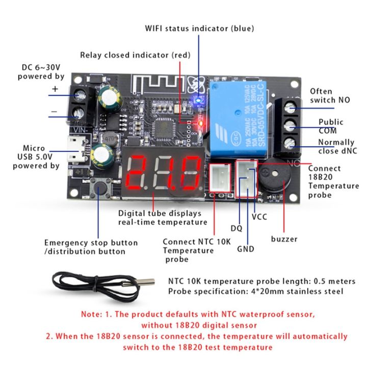 XY-WFTX%20Remote%20WIFI%20Thermostat%20Temperature%20Control%20Module%20NTC%2010K%200.5M%20Relay%20Switch%20Temperature%20Controller%20Module%20-%20Image%207